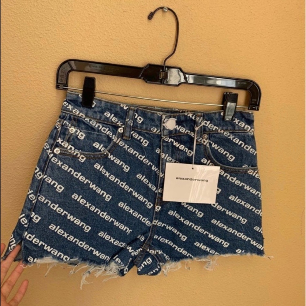 Alexander wang logo shorts Size 24 New MRSP $245
